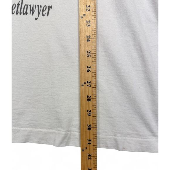 Vintage 90s Thurgood Marshall Tribute T Shirt Adult XL White Single Stitch - Picture 16 of 16